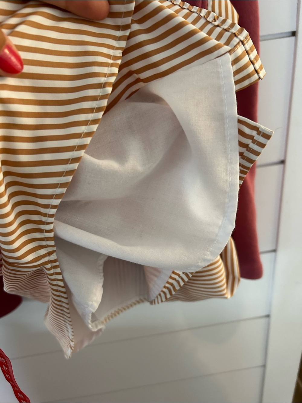 Maeve by Anthropologie Mixed Media Puff Sleeve Sweatshirt | Small - Picture 5 of 10